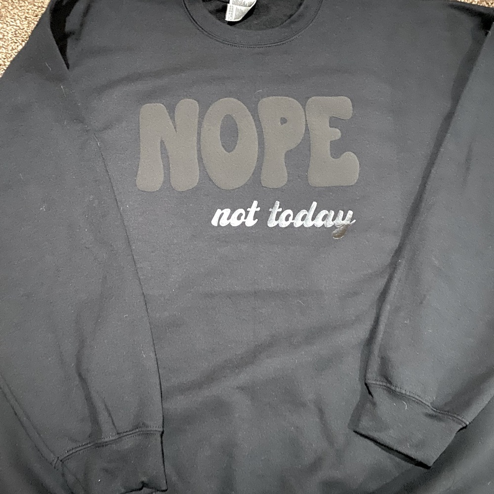Unisex size medium, crewneck sweatshirt